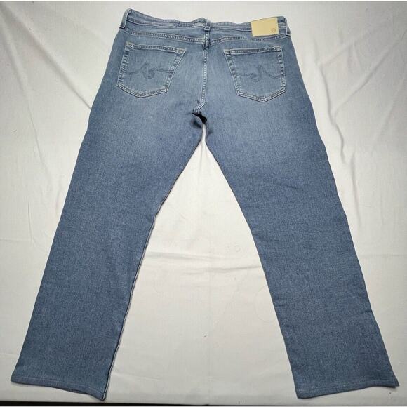AG Adriano Goldschmied Men's The Graduate Tailored Leg Blue Jeans - Size 38x29.5 - Picture 2 of 8